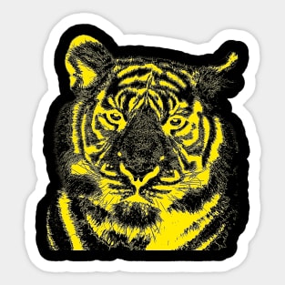 tiger head Sticker